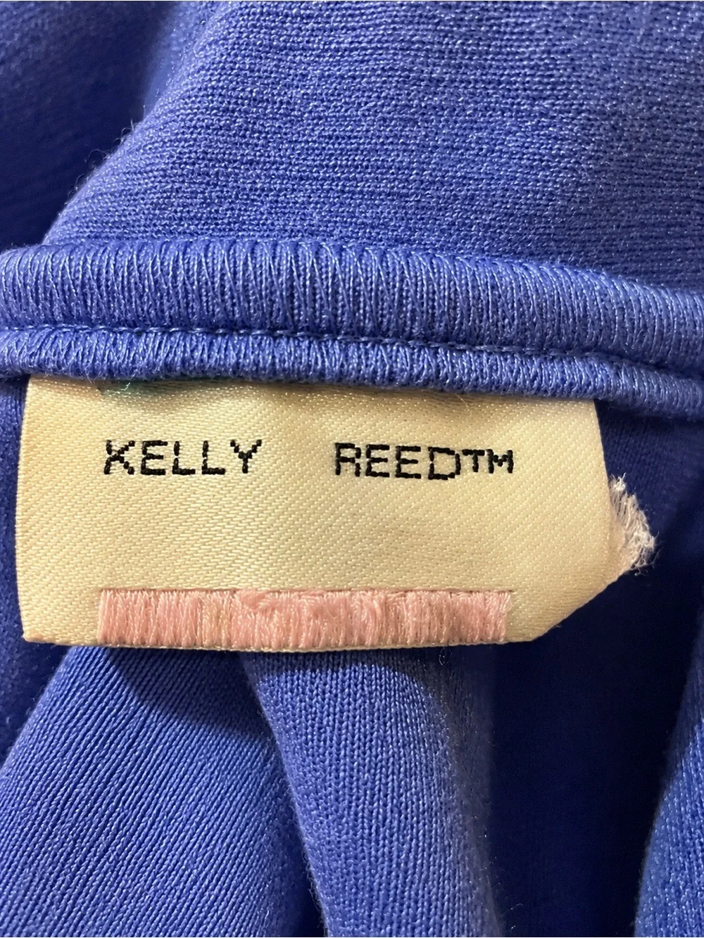 Vintage Kelly Reed Periwinkle Blue Snap Front Housecoat Robe M
